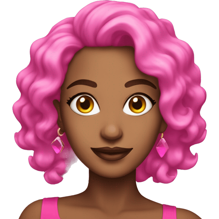 pink high vibrational diva emoji