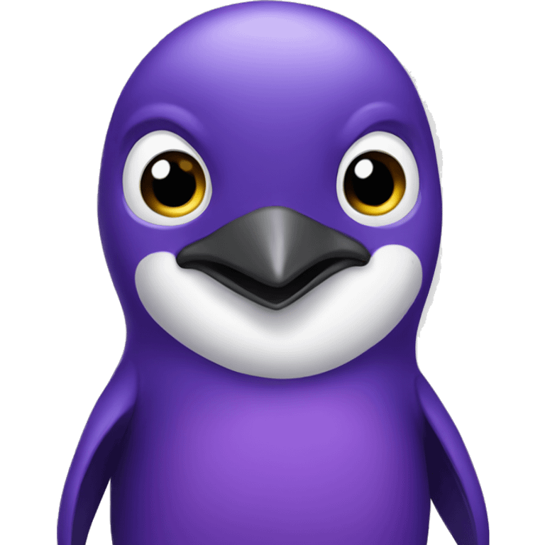 purple penguin emoji