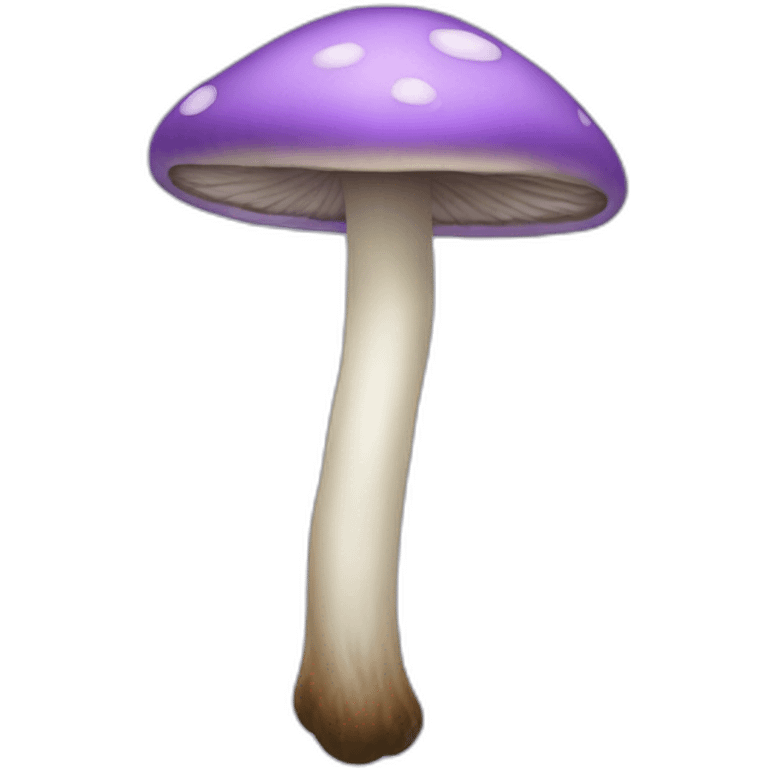 lilac mushroom emoji