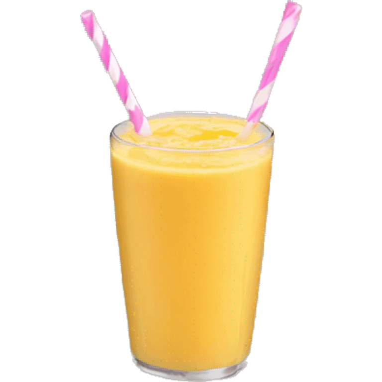 mango smoothie  emoji