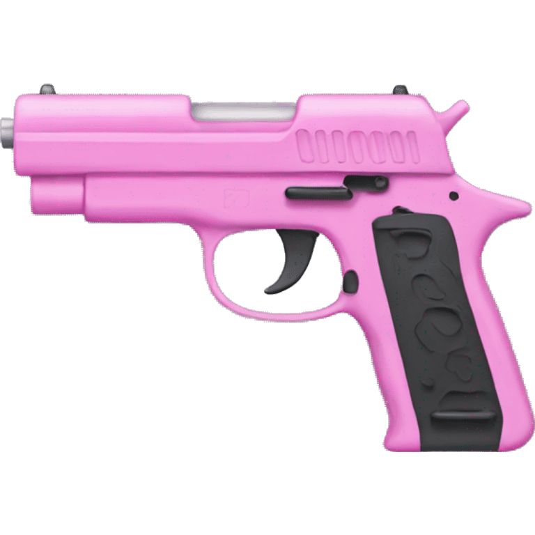 Pink gun emoji