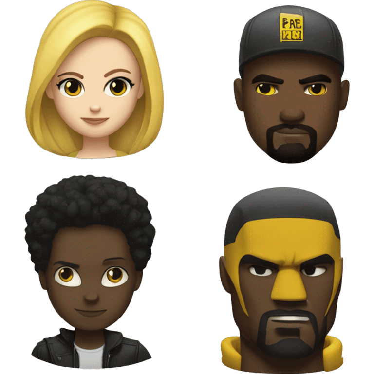 Daredevil, Jessica Jones, Luke Cage & Iron Fist emoji