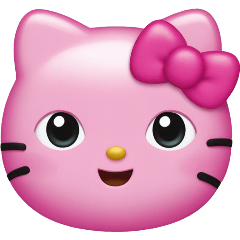 Pink hello kitty  emoji