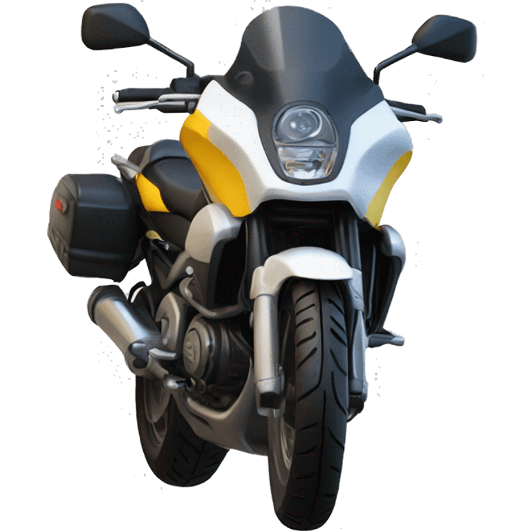 moto com simbolo grande de RAIO emoji