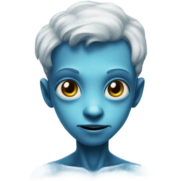 blue alien boy portrait emoji