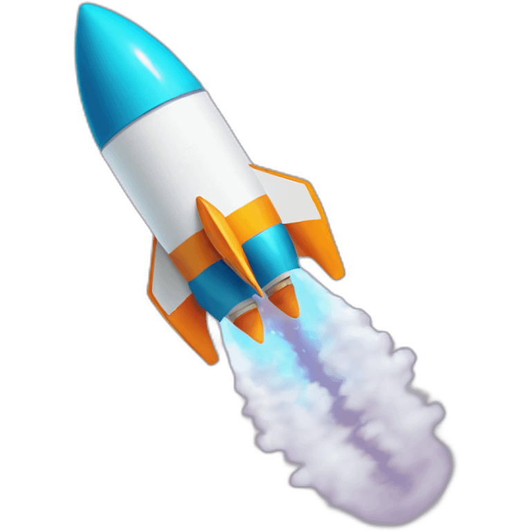 flying rocket with snyk logo emoji