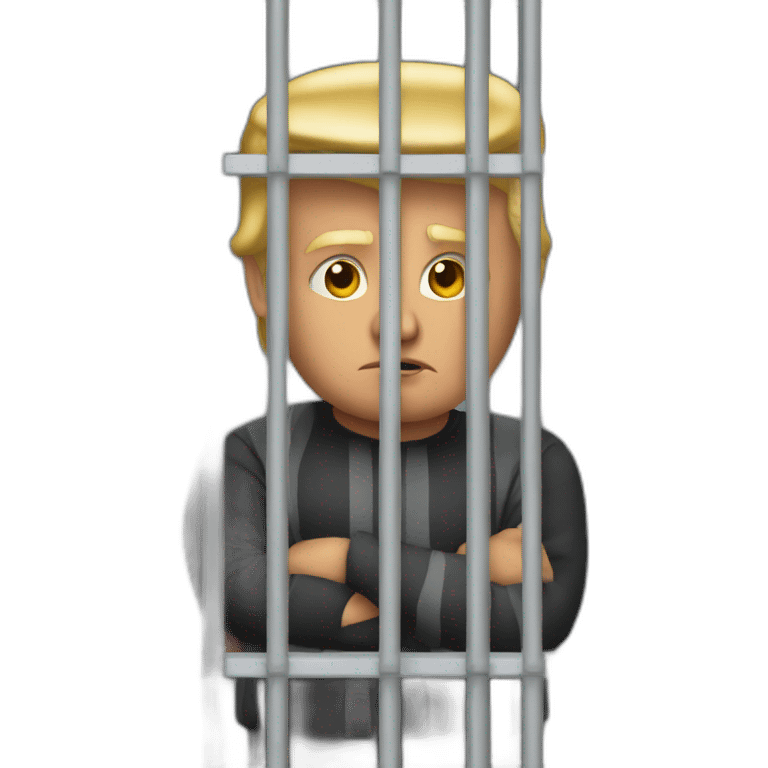 trump-in-jail-cell emoji