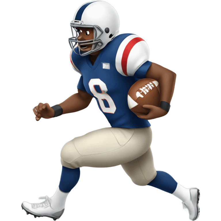 American Football player running without the ball emoji