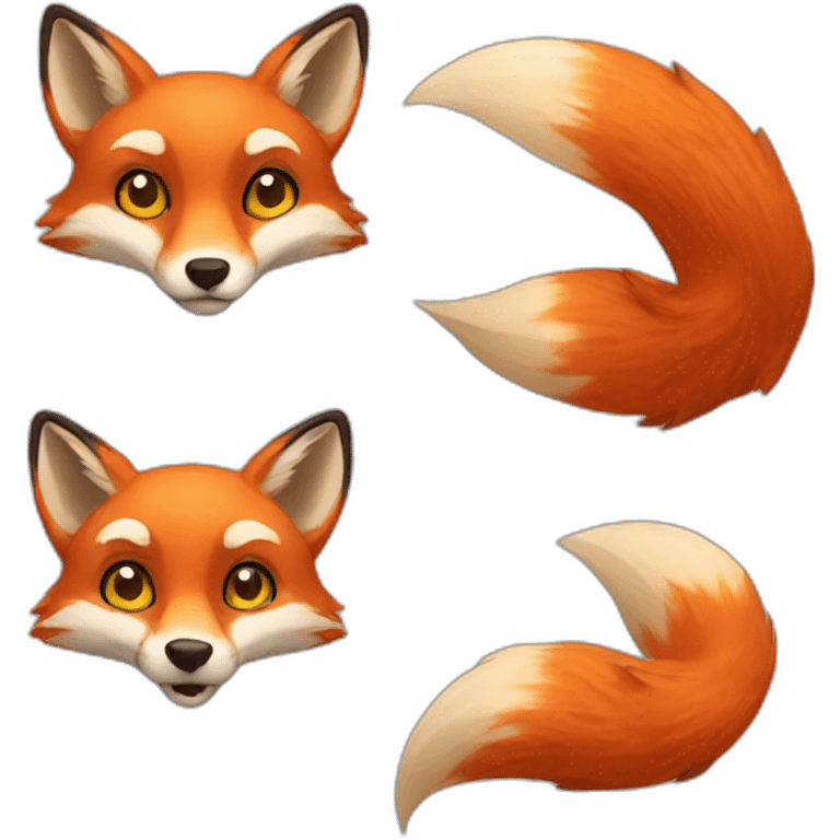 Red fox emoji