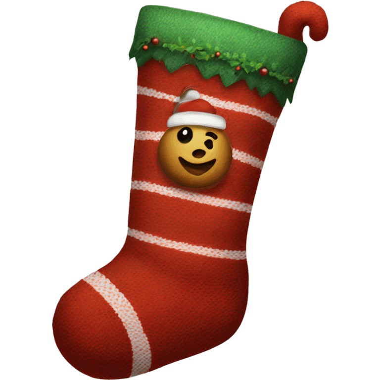 christmas sock emoji