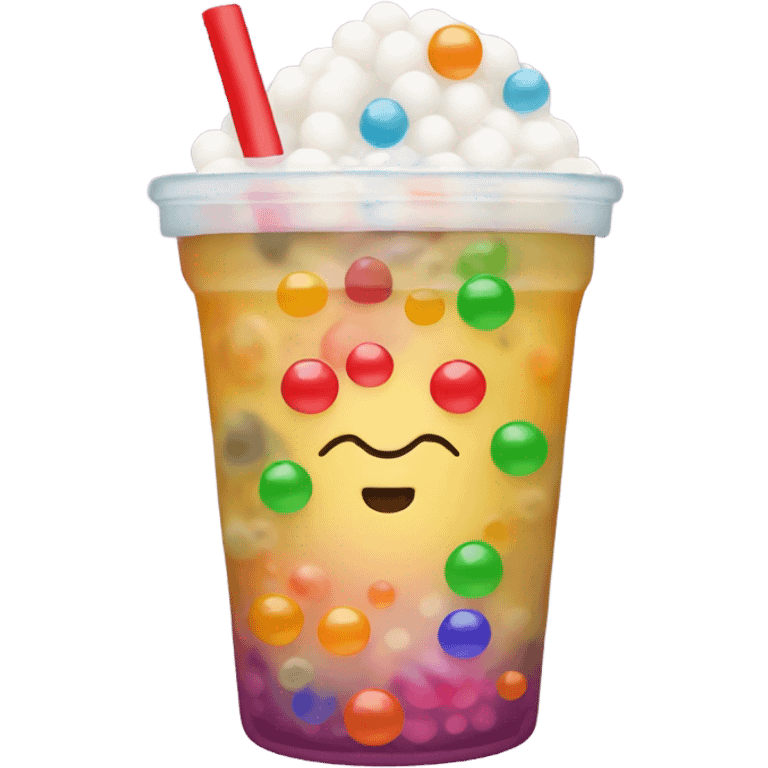 Cute boba emoji