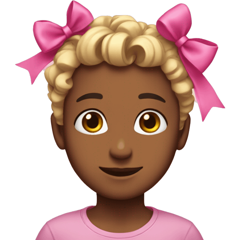 🥺 withca pink bow on the top of the head emoji