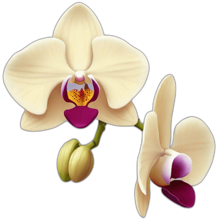 orchid emoji