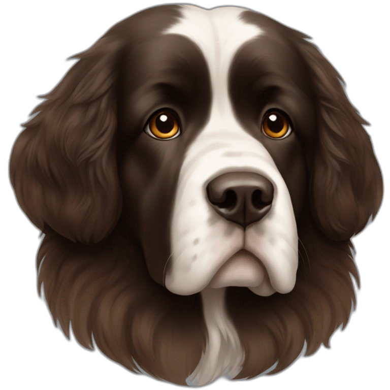 brown landseer newfoundland emoji