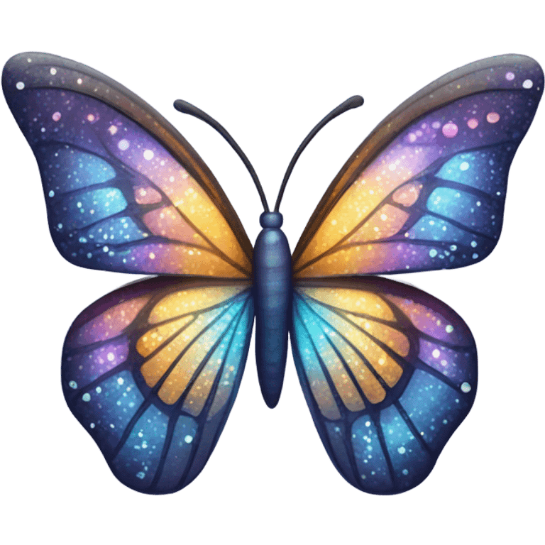 Buterfly with a sparkle emoji