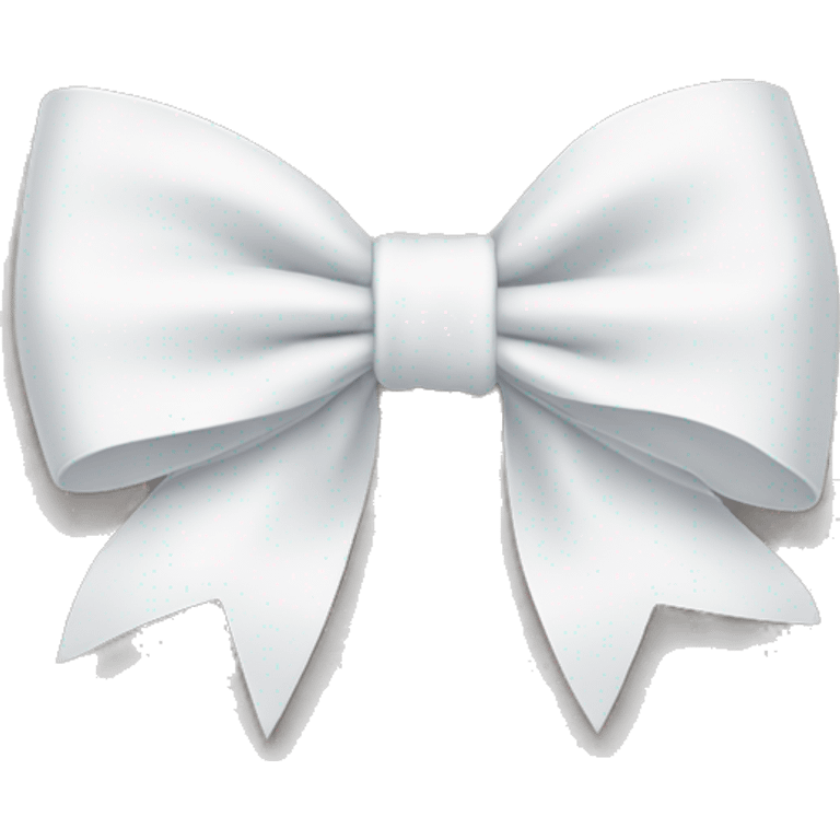 White bow emoji