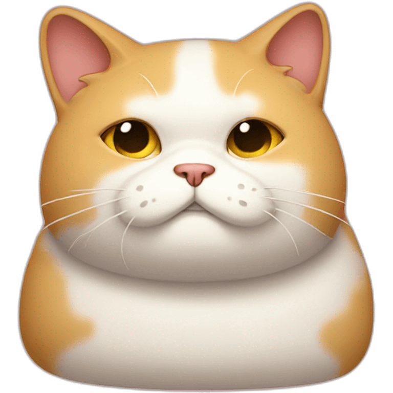 sad fat cat emoji