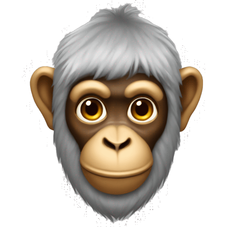 Giga Chad Monkey emoji