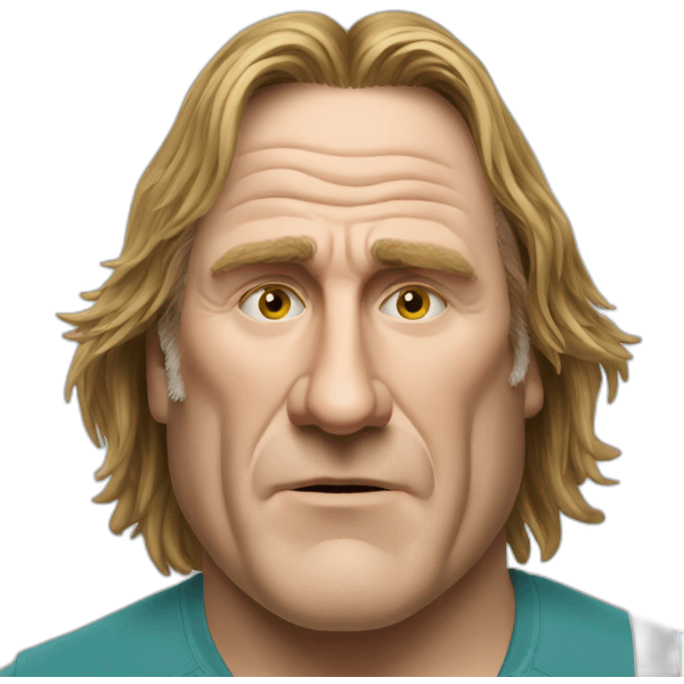 Depardieu surf emoji