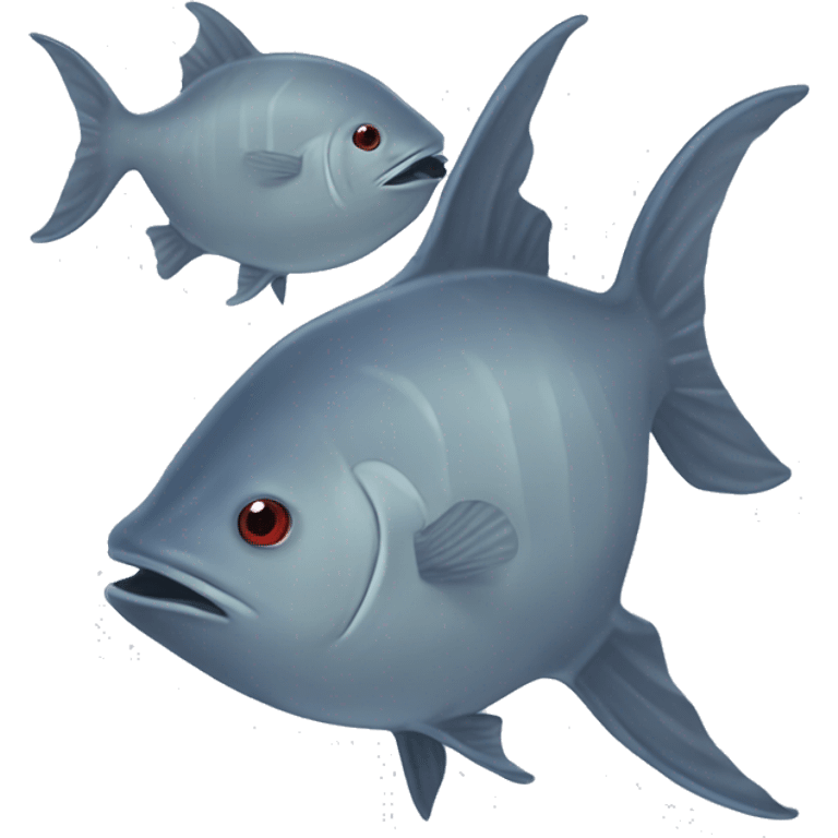 ocean sunfish - gray Mola  emoji