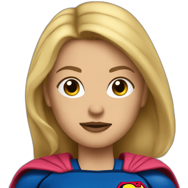 supergirl soldier emoji