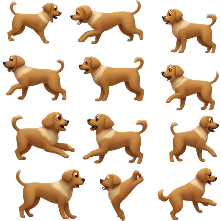 Dog dance emoji