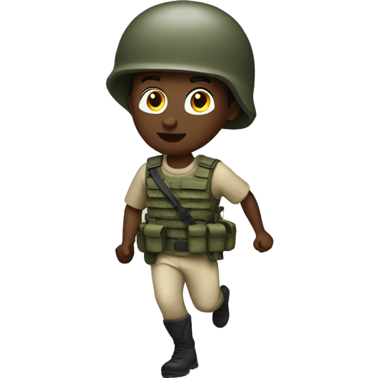 run soldier emoji