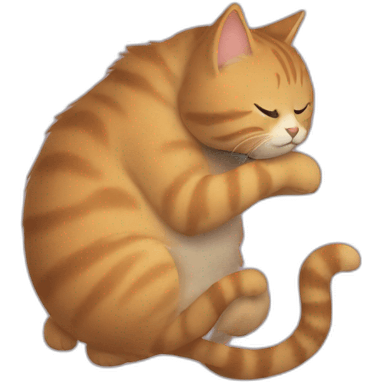 cat-hugging-a-giant-saussag emoji