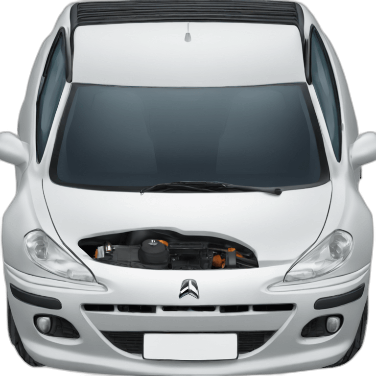 Peugeot 206 combi front view emoji