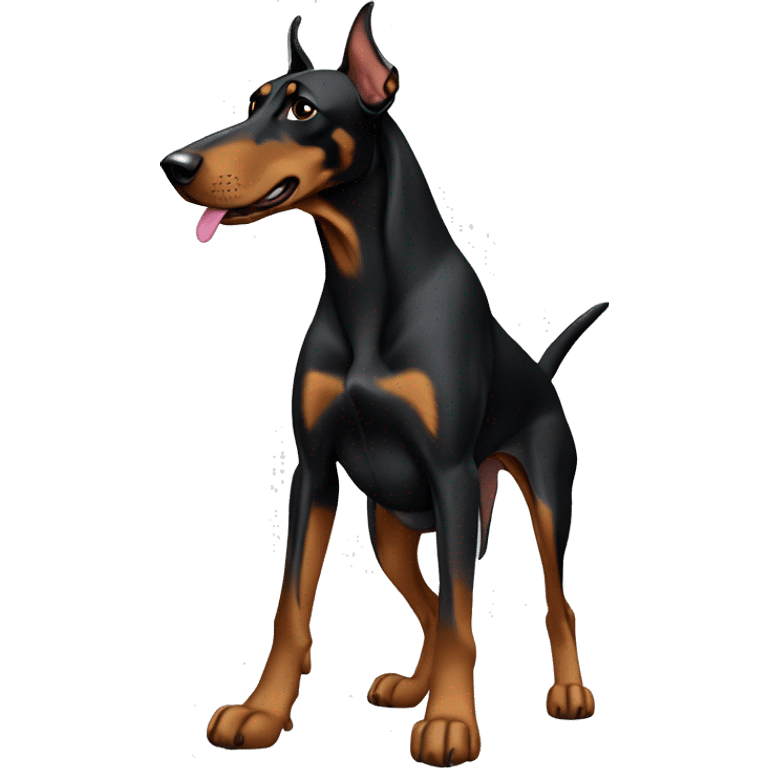 dobermann missing front right leg emoji