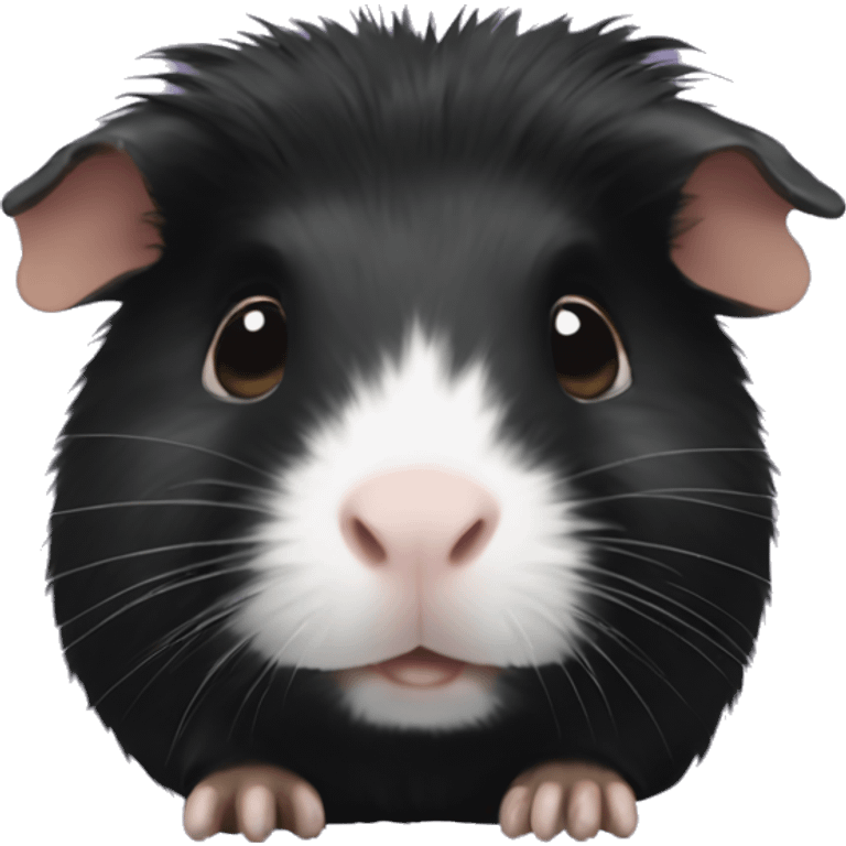 Black guinea pig emoji