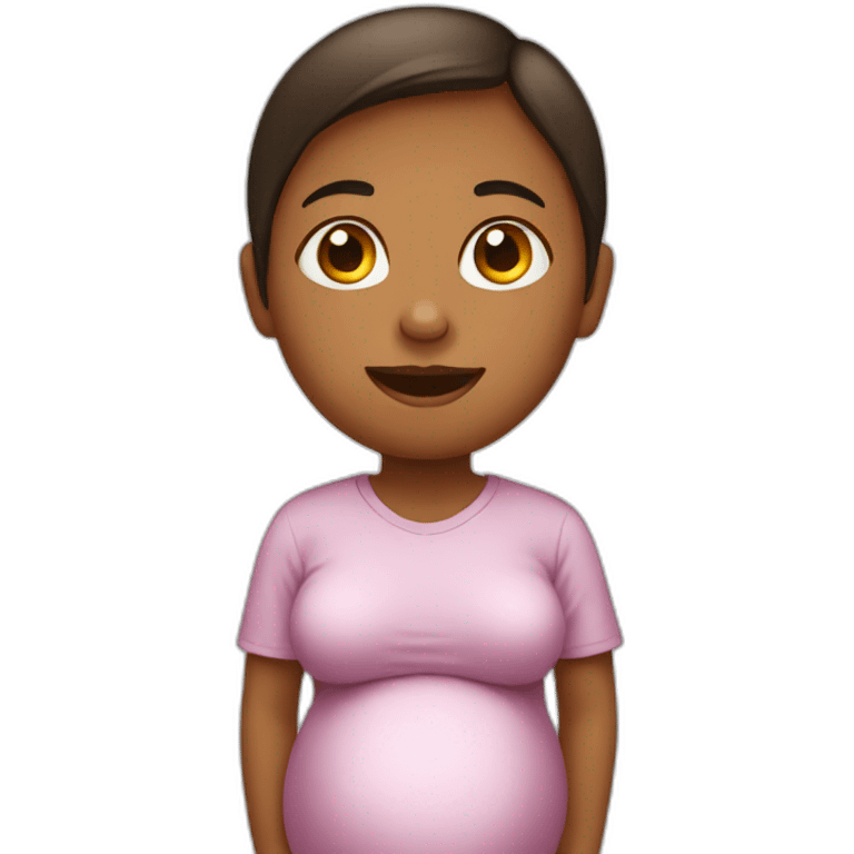 Pregnant kid emoji