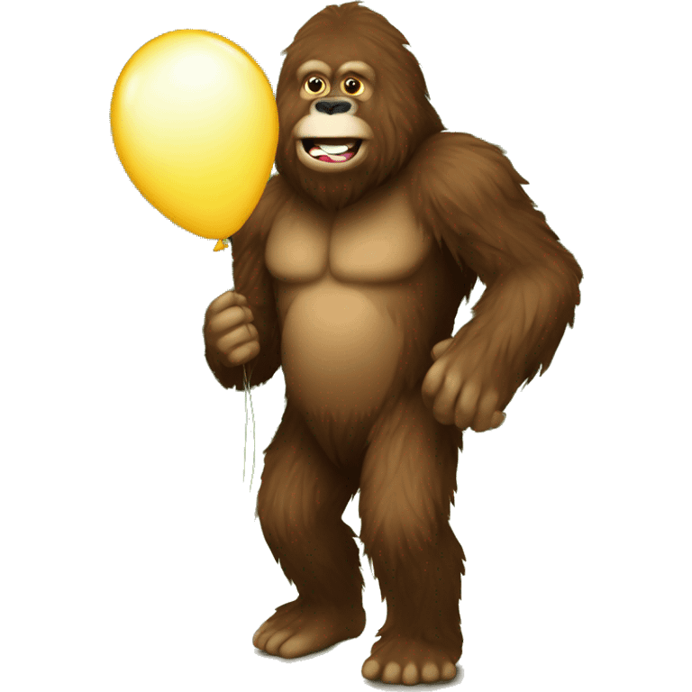 Bigfoot balloon emoji