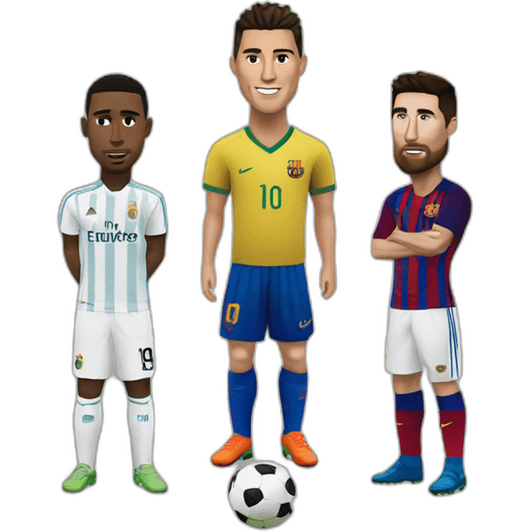 Ronaldo contre Messi  emoji