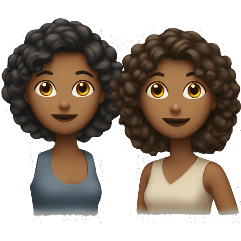 three diverse women emoji