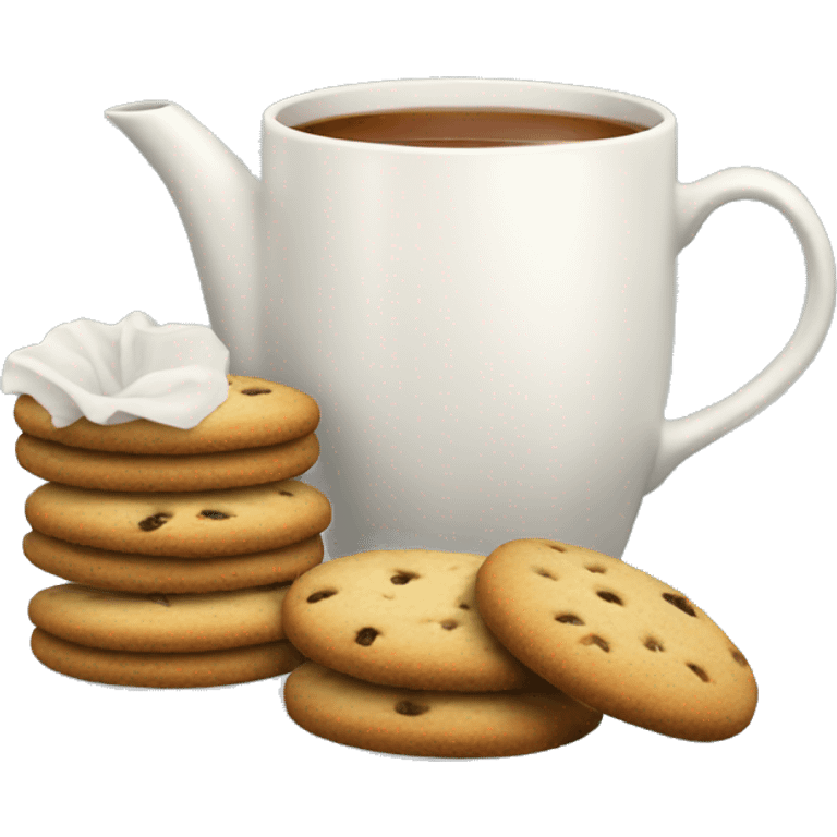 tea with cookies emoji