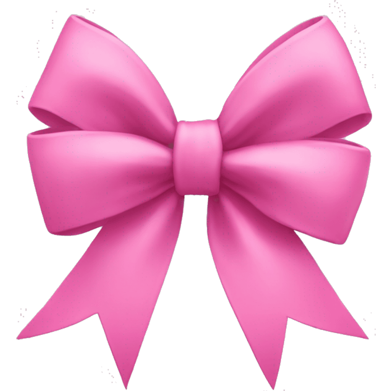 pink winter bow emoji