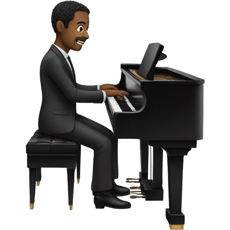 Man with piano emoji