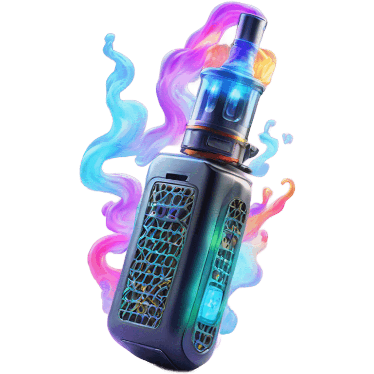 glowing vape emoji