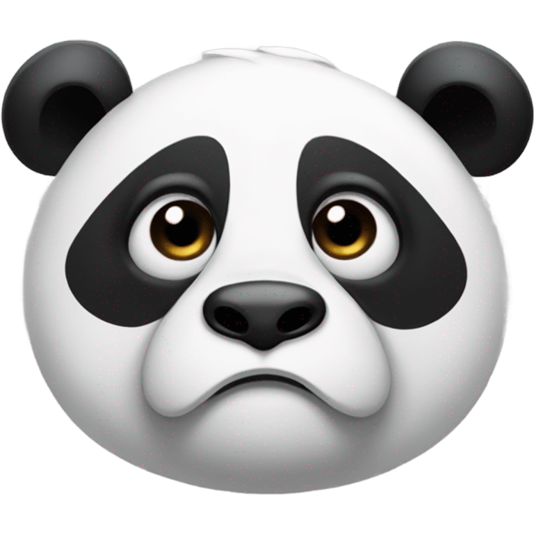 Sad panda  emoji