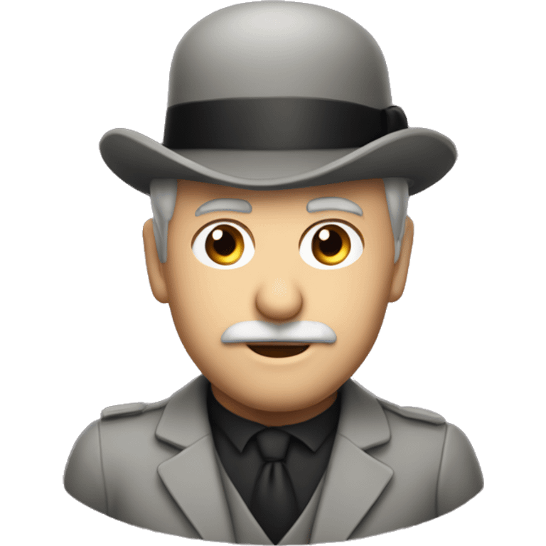 Graeme Lee Main in a bowler hat emoji