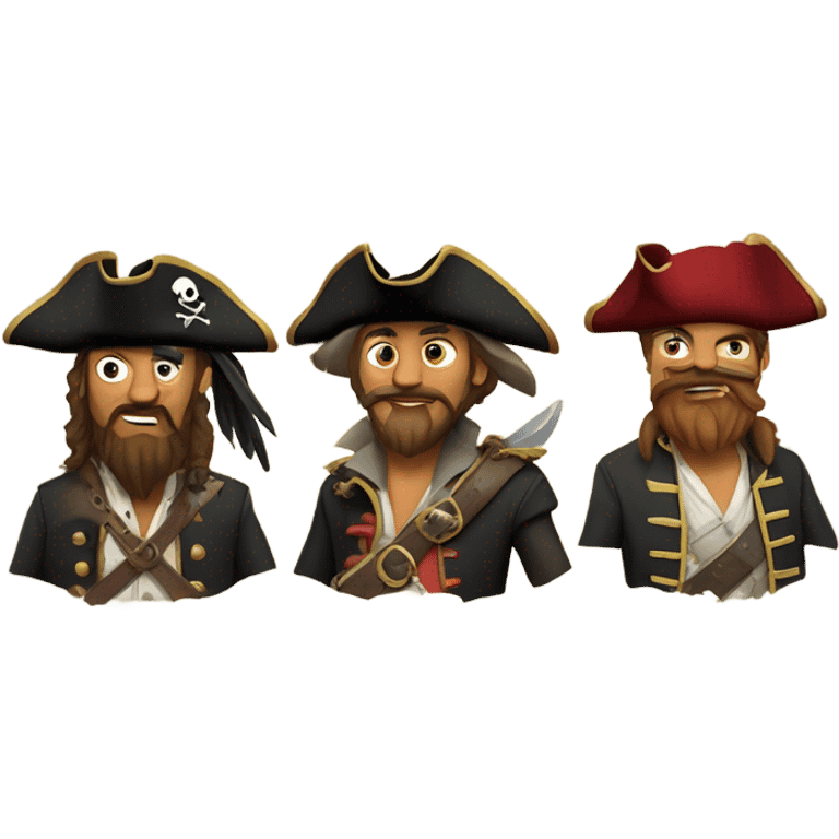 4 pirates  emoji