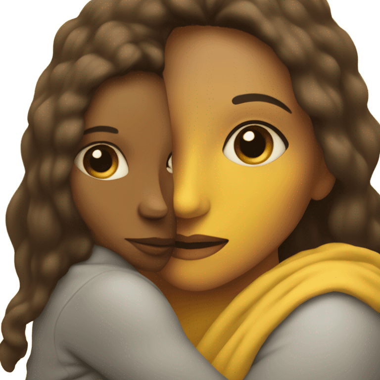 mother yellow skin with child emoji