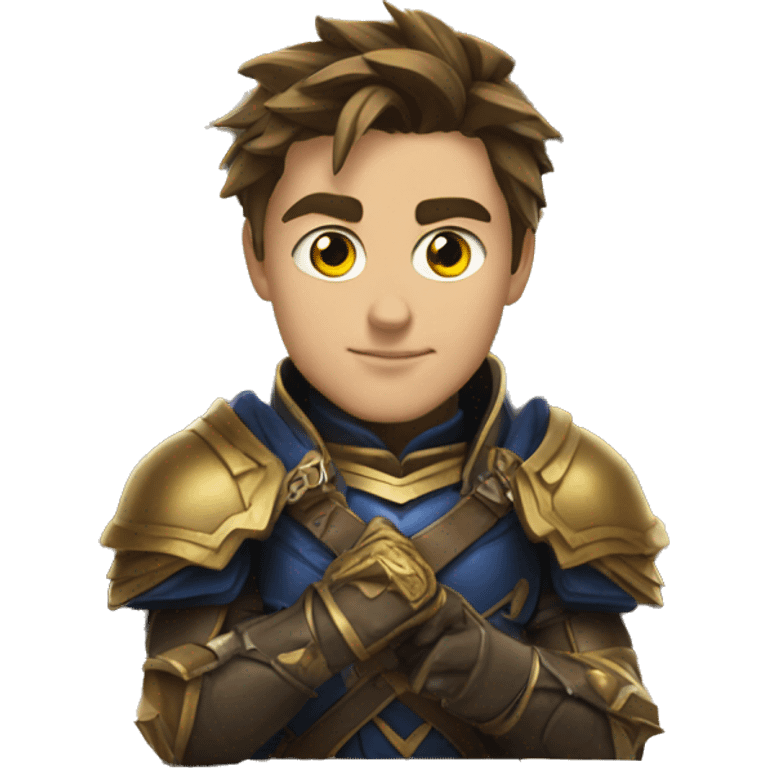 Garen at desk emoji