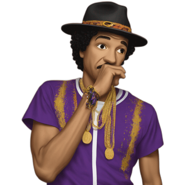 menace santana rappeur emoji