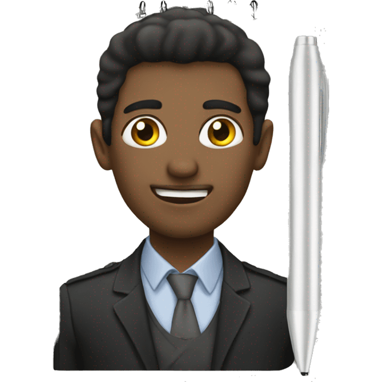 Man notebook emoji