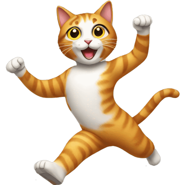 Dancing cat emoji