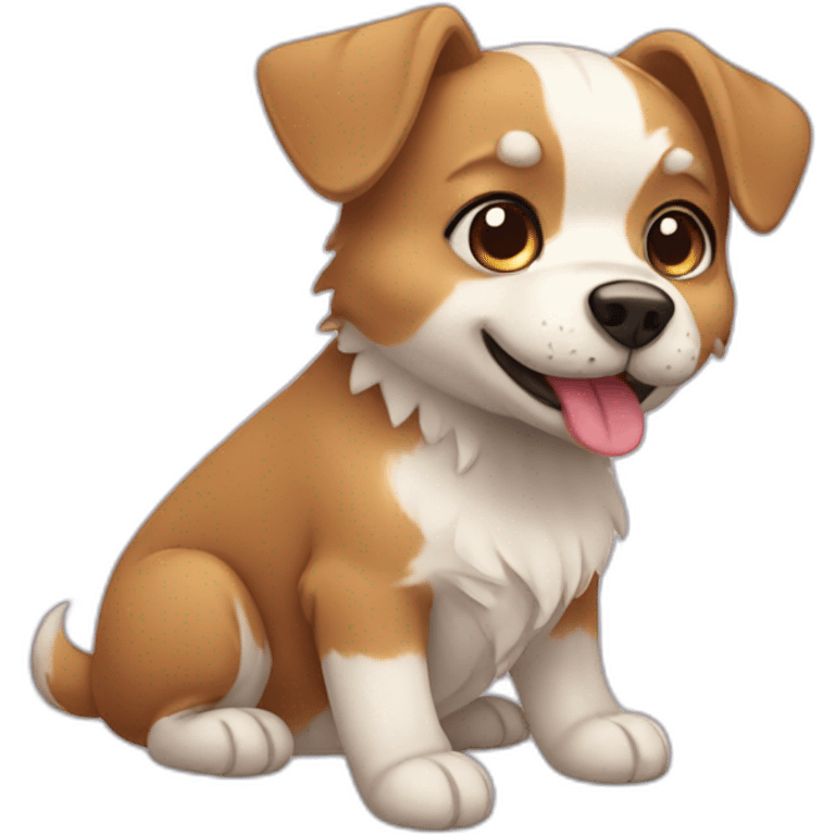 Chien cute emoji