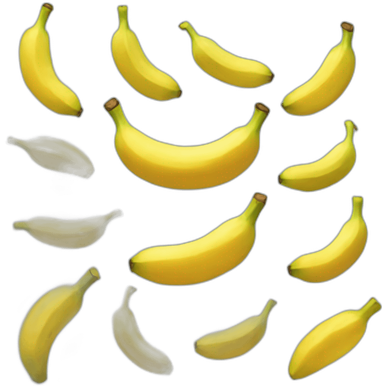 Banane et pêche emoji