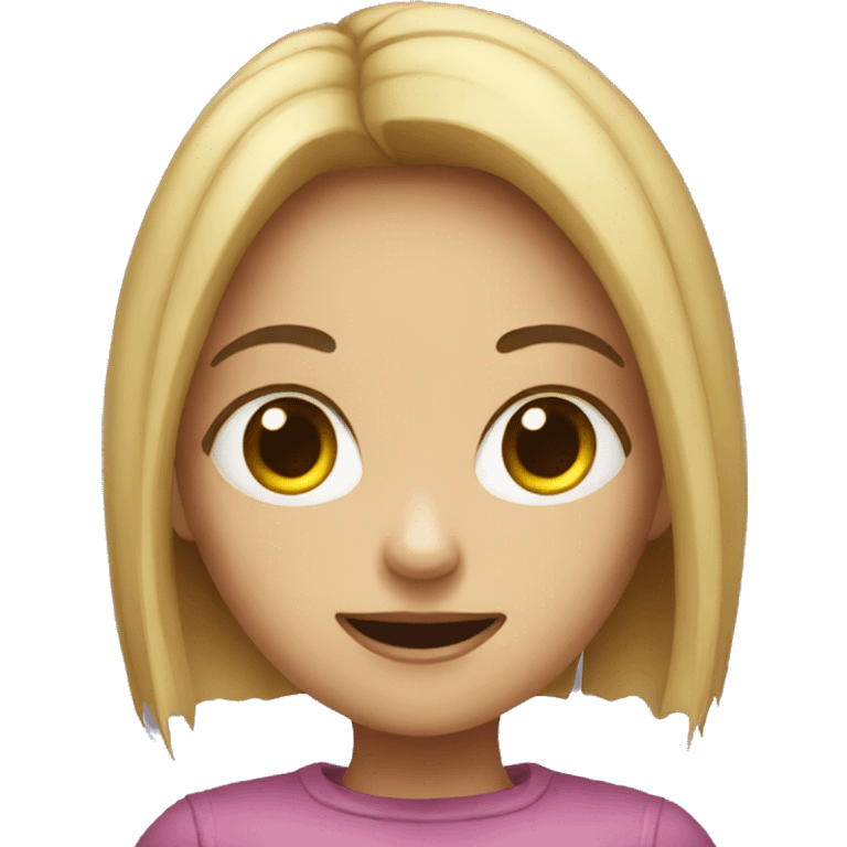 creepy girl emoji